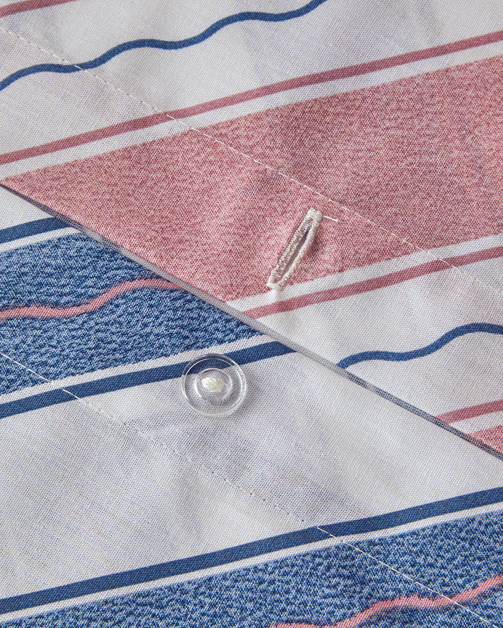 Cotton Duvet Cover Set Blue - Pink (view 15)