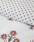 Cotton Duvet Cover Set Pink (view 13)