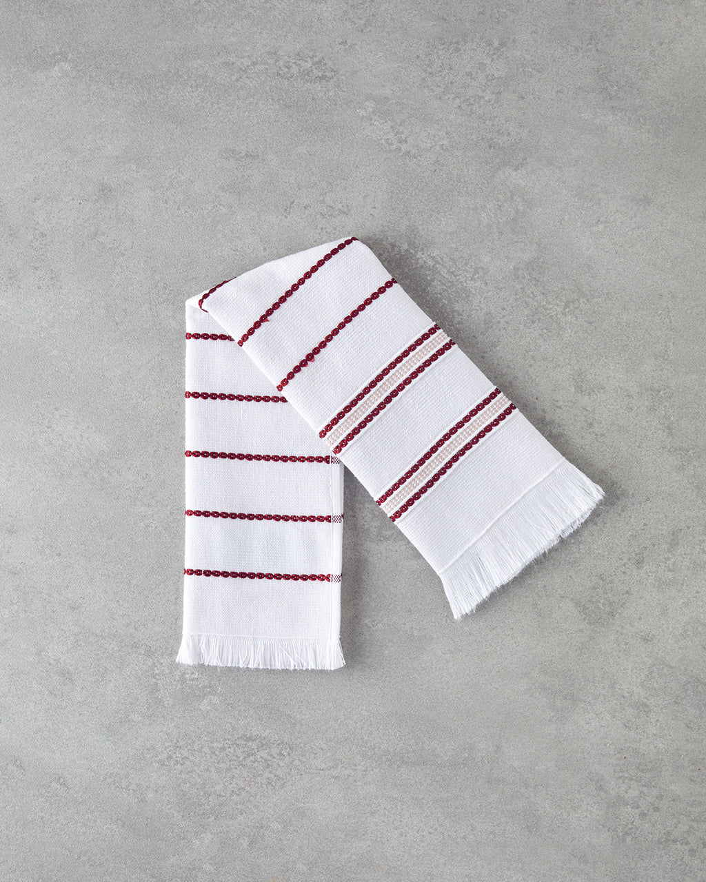 Cotton Polyester Drying Cloth 30x50 cm - Maroon