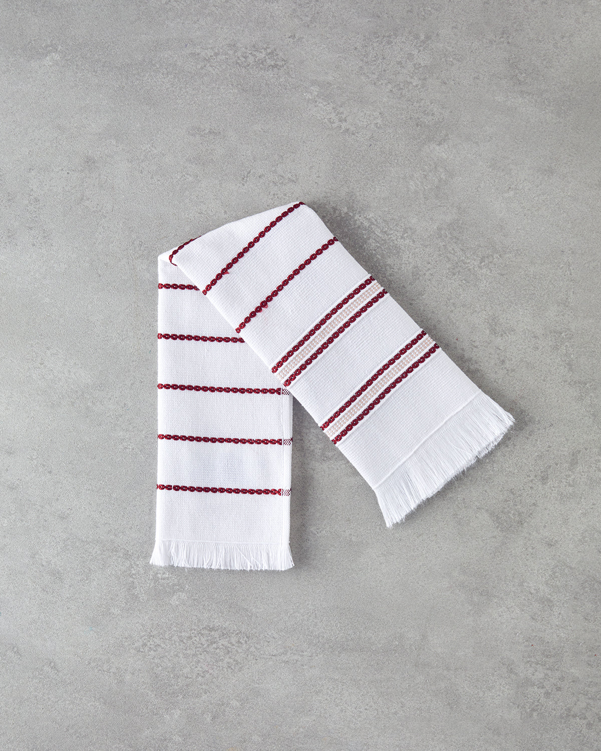 Cotton Polyester Drying Cloth 30x50 cm - Maroon