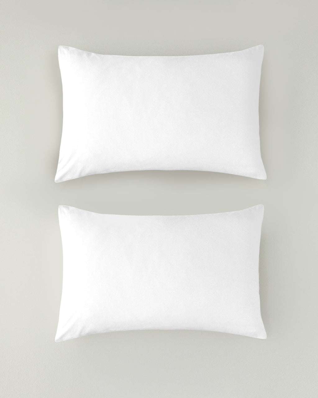 Pure Cotton 2 pcs Pillowcase 50x70 cm - White
