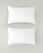 Pure Cotton 2 pcs Pillowcase 50x70 cm - White