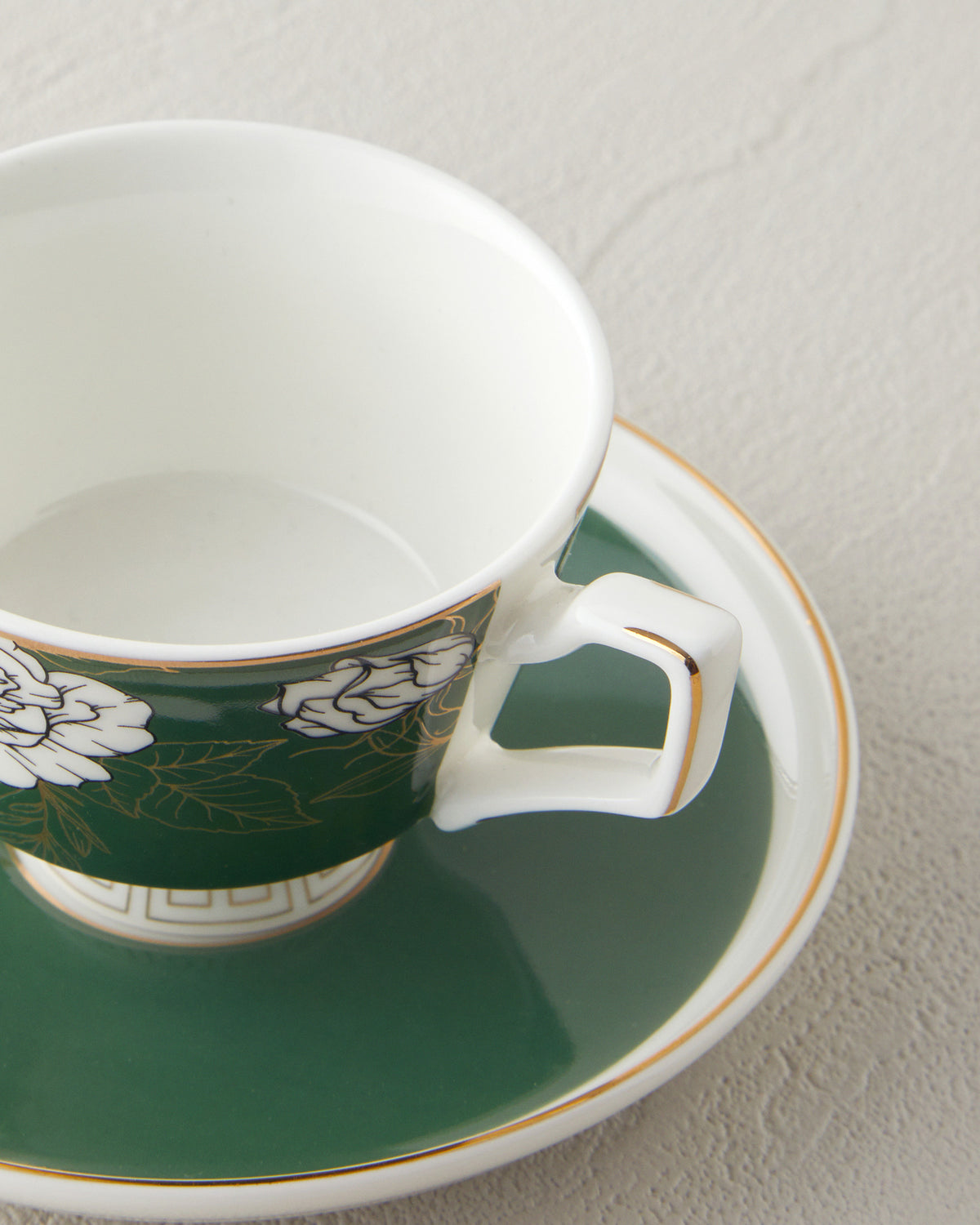 Evelina New Bone China 4 Pieces 2 Servings Coffee Cup Set 90 ml (view 8)
