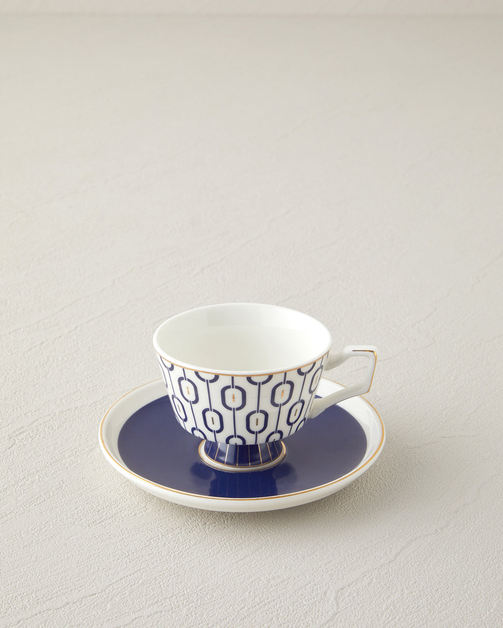 New Bone China Coffee Cup Set - Yellow - 80 ml (view 3)