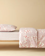 Cotton Single Size Kids Duvet Cover Set 160x220 cm Pink (view 2)