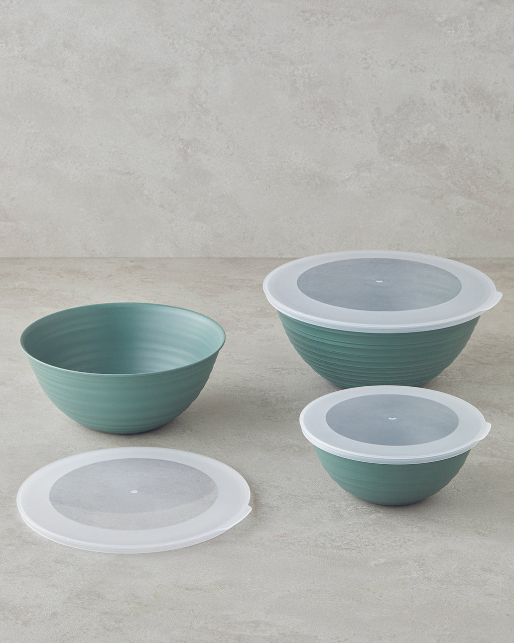Deanna Plastic 3 Pieces Storage Container 1-2-3 L - Cream (view 2)