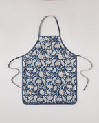 Lenna Cotton Polyester Waterproof Kitchen Apron 60x75 cm - Navy Blue