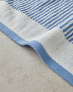 Ornate Stripe Cotton with Dyed Thread Face Towel 50x80 cm - Ecru - Pink (view 2)