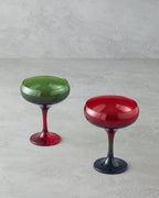 Merry Glass 2 pcs Cup 270 ml Red - Green (view 2)