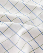 Polycotton Table Cloth 150x200 cm White - Blue (view 3)
