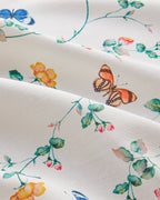 Botanical Polyester Table Cloth 145x200 cm Cream - Pink (view 4)