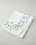 Meadow Polyester Table Cloth 145x200 cm White - Blue