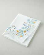 Meadow Polyester Table Cloth 145x200 cm White - Blue