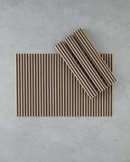 Serene Bamboo 4 pcs Table Mat 30x45 cm Black-Cream