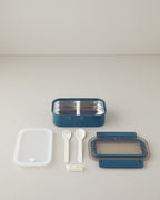 Stainless Steel Lunch Box 800 ml Blue - Gray (view 2)