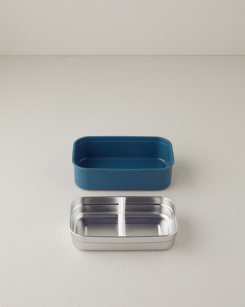 Stainless Steel Lunch Box 800 ml Blue - Gray (view 4)