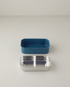 Stainless Steel Lunch Box 800 ml Blue - Gray (view 4)