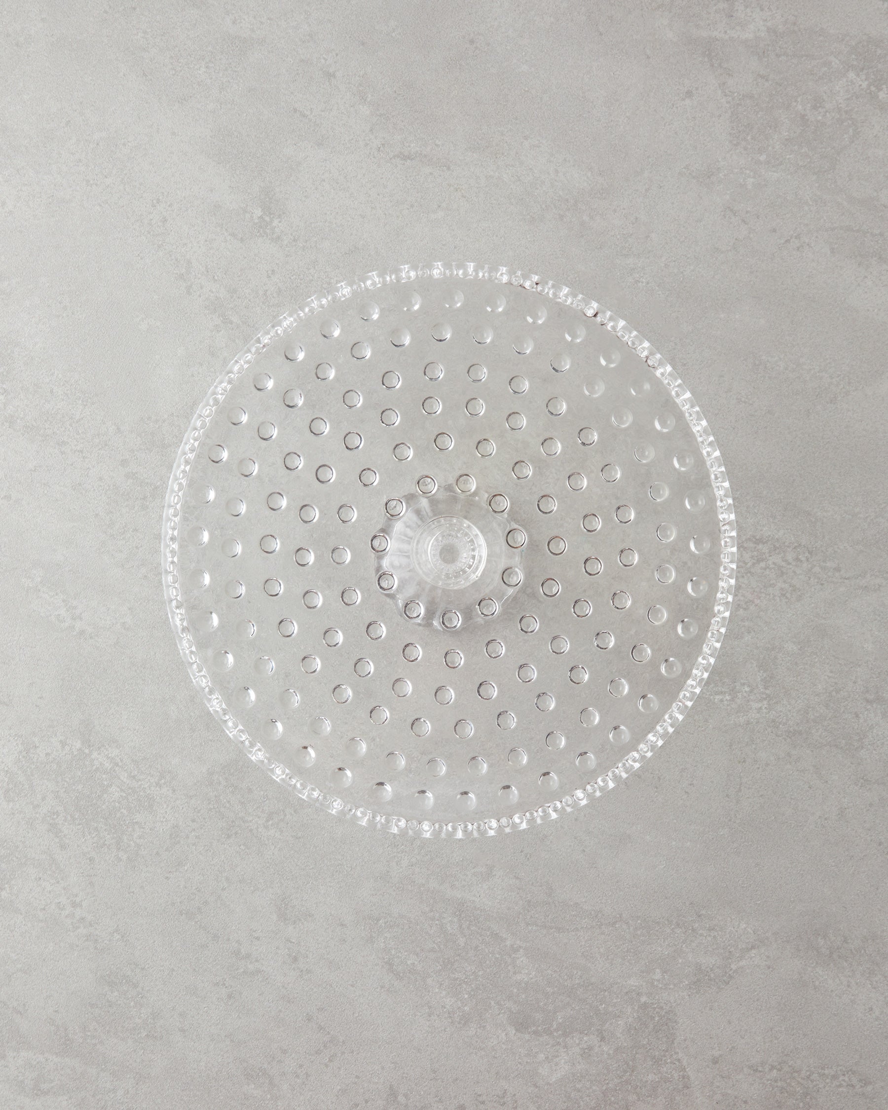 Bubbles Glass Cake Stand Transparent - 39.5x13.5x11 cm (view 2)