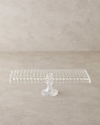 Bubbles Glass Cake Stand Transparent (view 4)