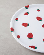 Plastic Tray 36 cm White - Red (view 3)