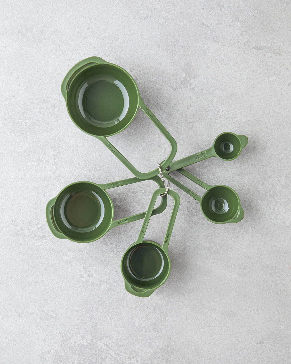 Aline Plastic 3 pcs Measuring Glass Kitchen Tool 23x16 cm Green (view 2)