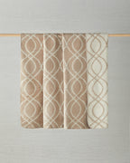 William Cotton Double Size Blanket 200x220 cm Beige