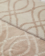 William Cotton Double Size Blanket 200x220 cm Beige (view 3)
