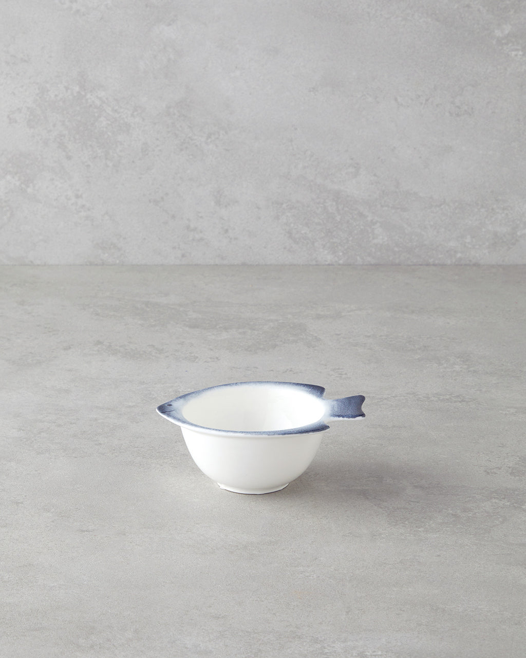 Porcelain Snack Bowl 13 cm Blue - White (view 2)