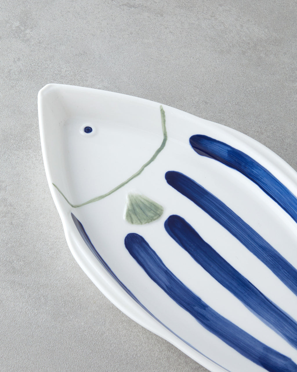 Porcelain Rectangular Plate Blue - Green (view 7)