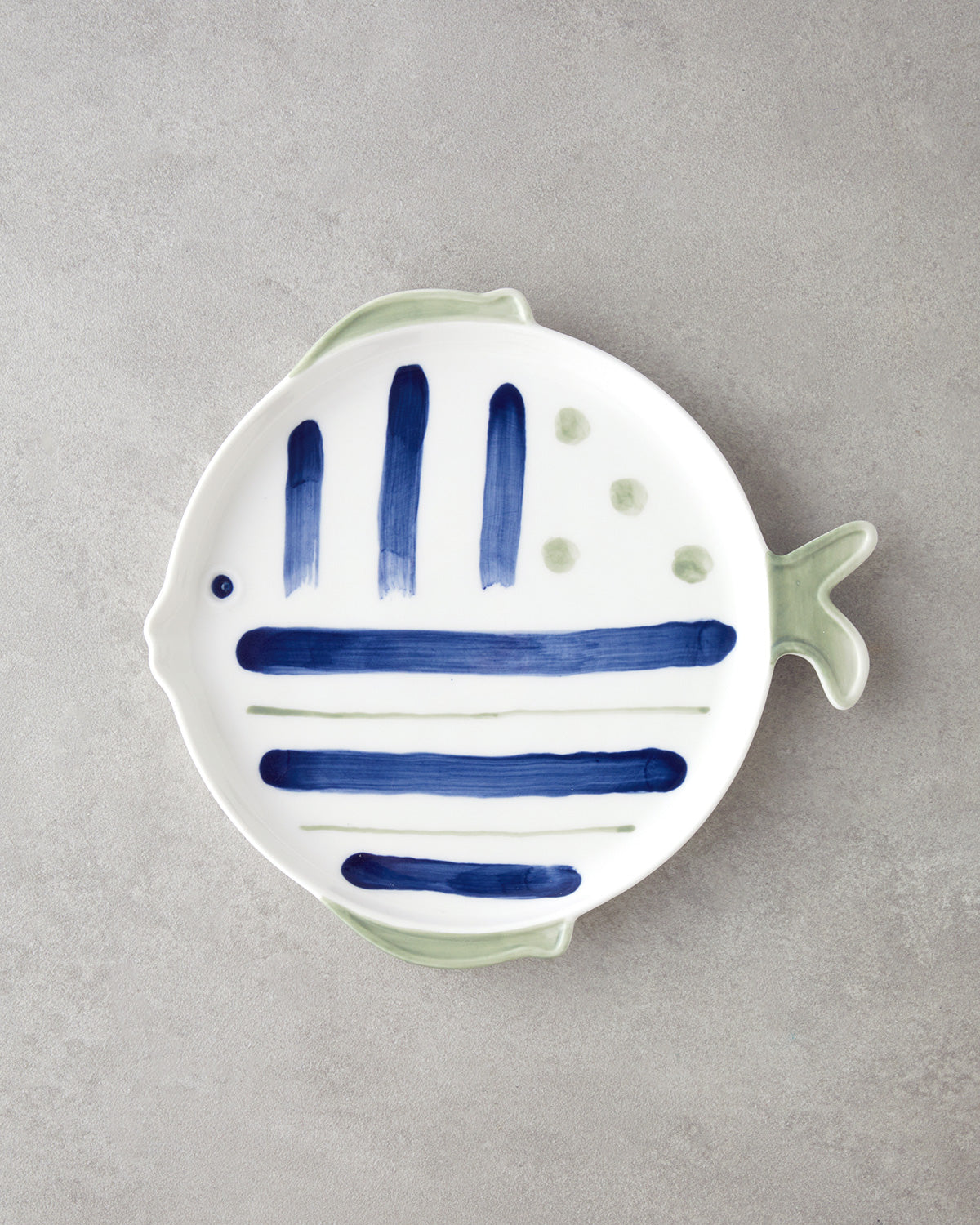 Porcelain Cake Plate 23 cm Blue - Green
