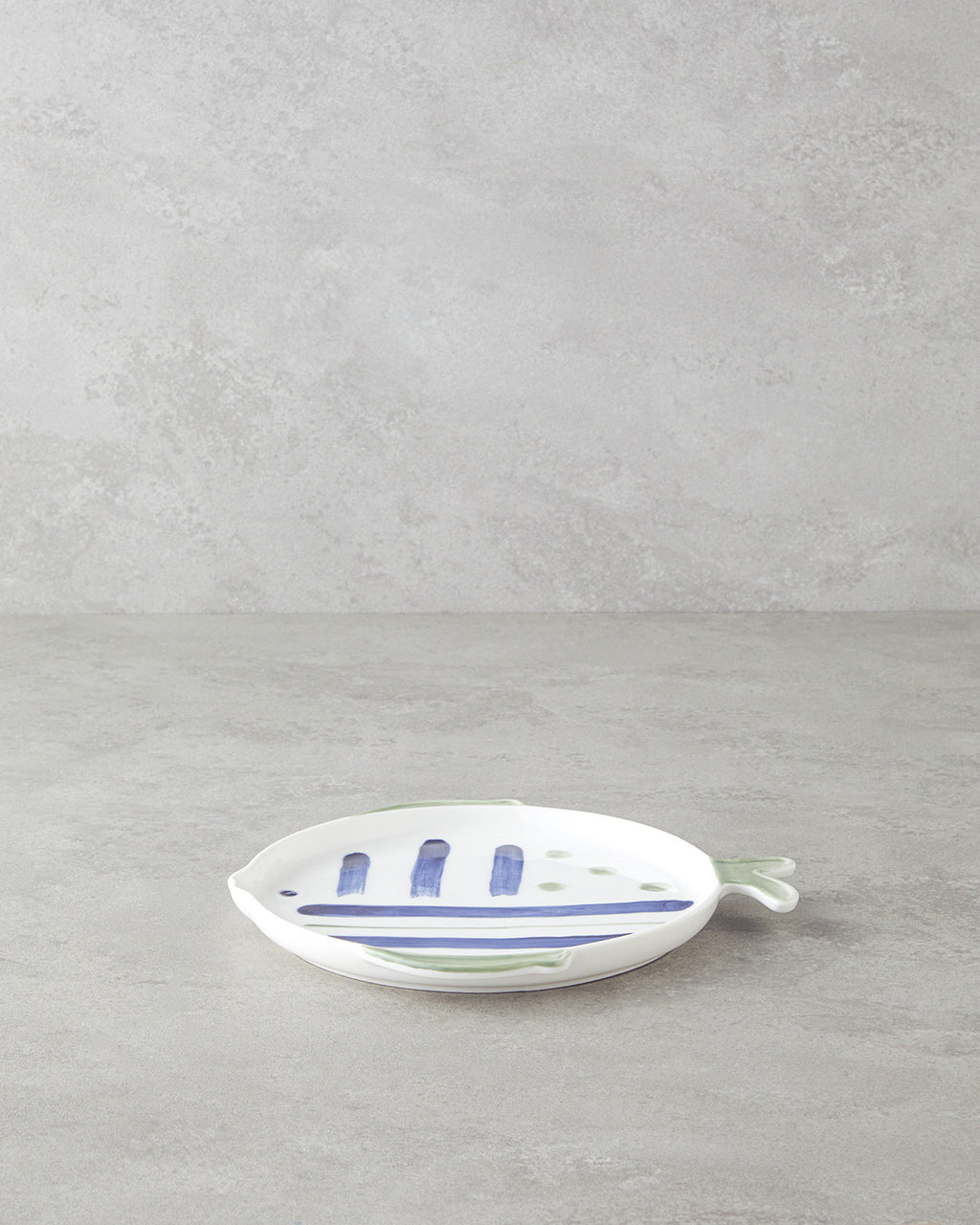 Porcelain Cake Plate 23 cm Blue - Green (view 2)