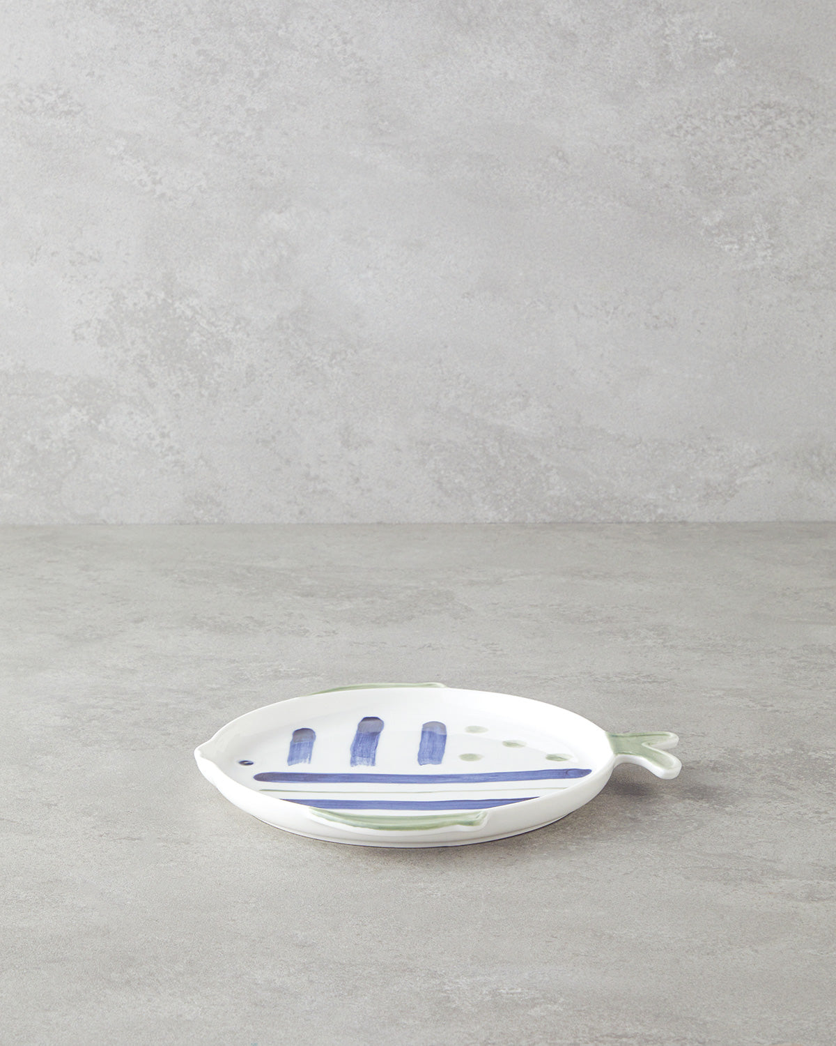 Porcelain Cake Plate 23 cm Blue - Green (view 2)