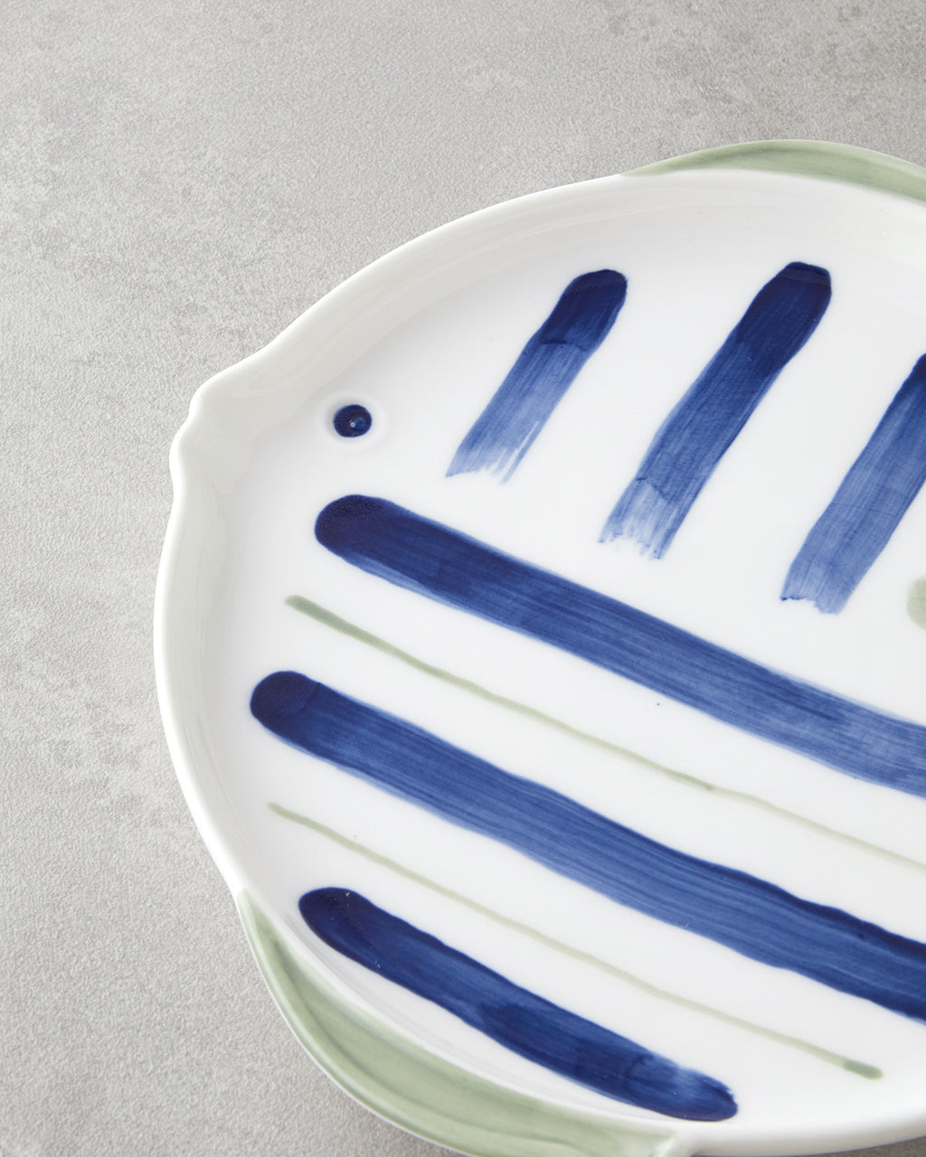 Porcelain Cake Plate 23 cm Blue - Green (view 3)
