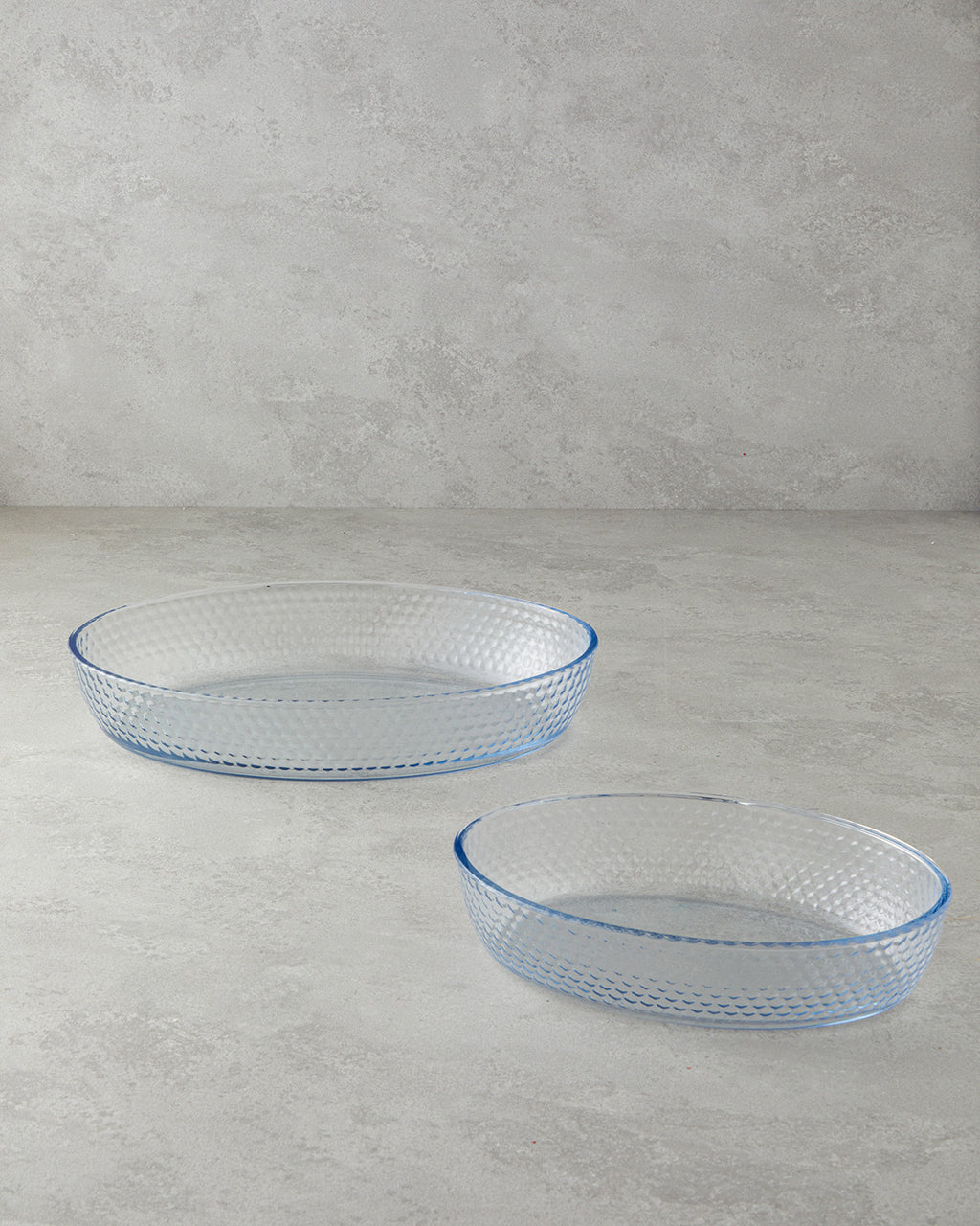 Bake&Serve Glass 2-piece Oval Oven Dish 24x35-18x26 cm Transparent