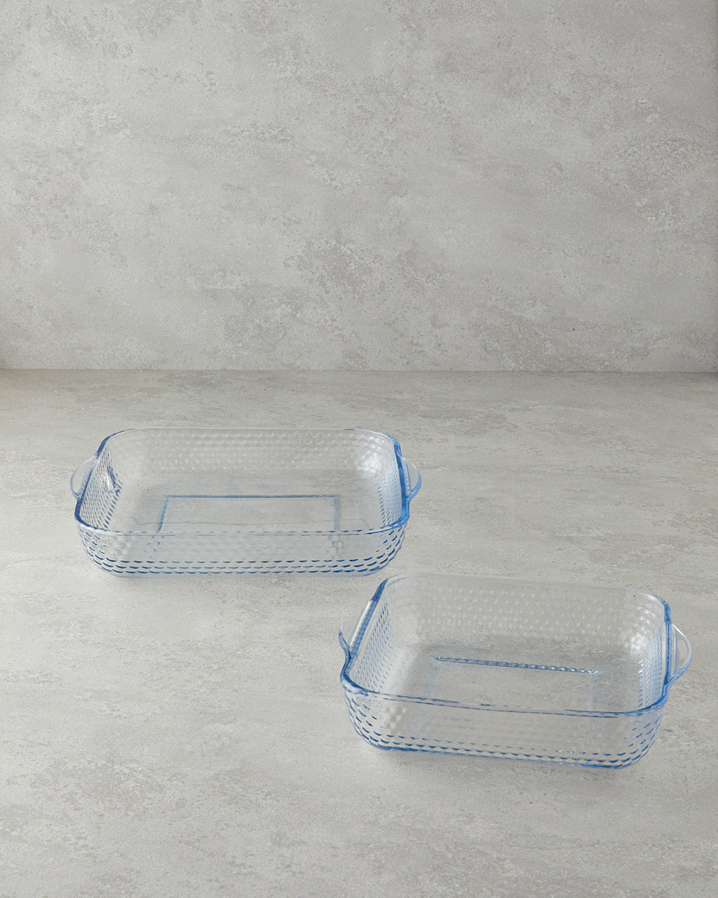 Bake&Serve Glass 2-piece Square Oven Dish 27x30-21x23 cm Transparent