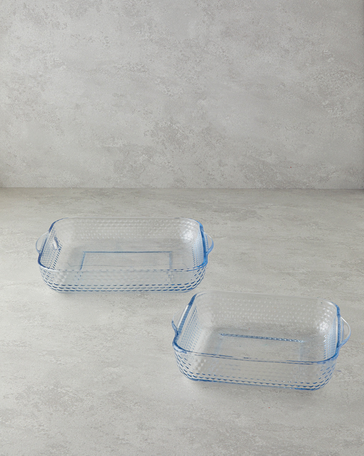 Bake&Serve Glass 2-piece Square Oven Dish 27x30-21x23 cm Transparent