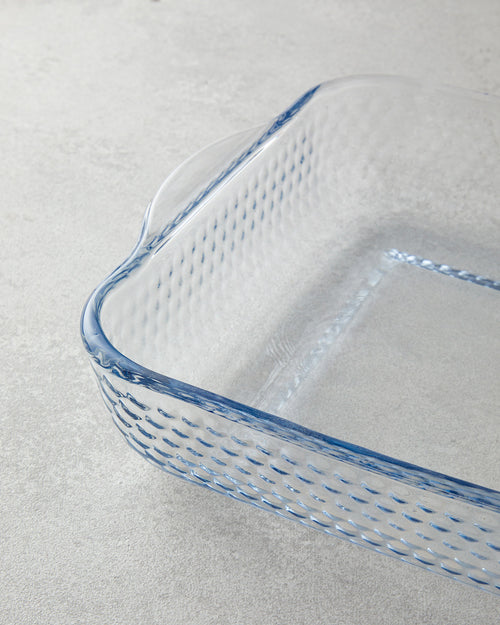 Bake&Serve Glass 2-piece Square Oven Dish 27x30-21x23 cm Transparent (view 2)