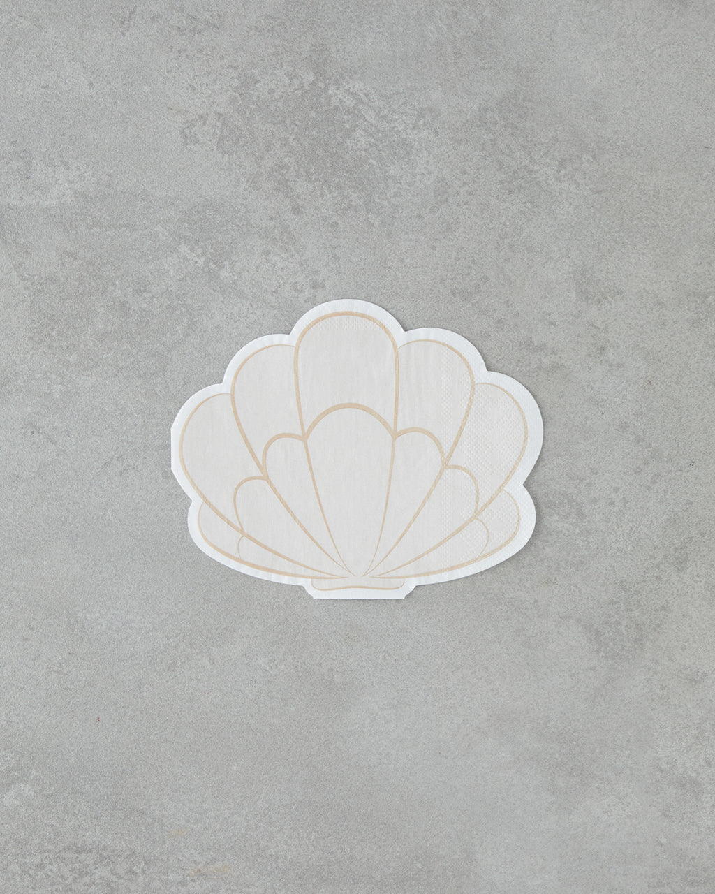 Coastal Oyster Paper 20 pcs Napkin 32.5x25.5 cm Cream