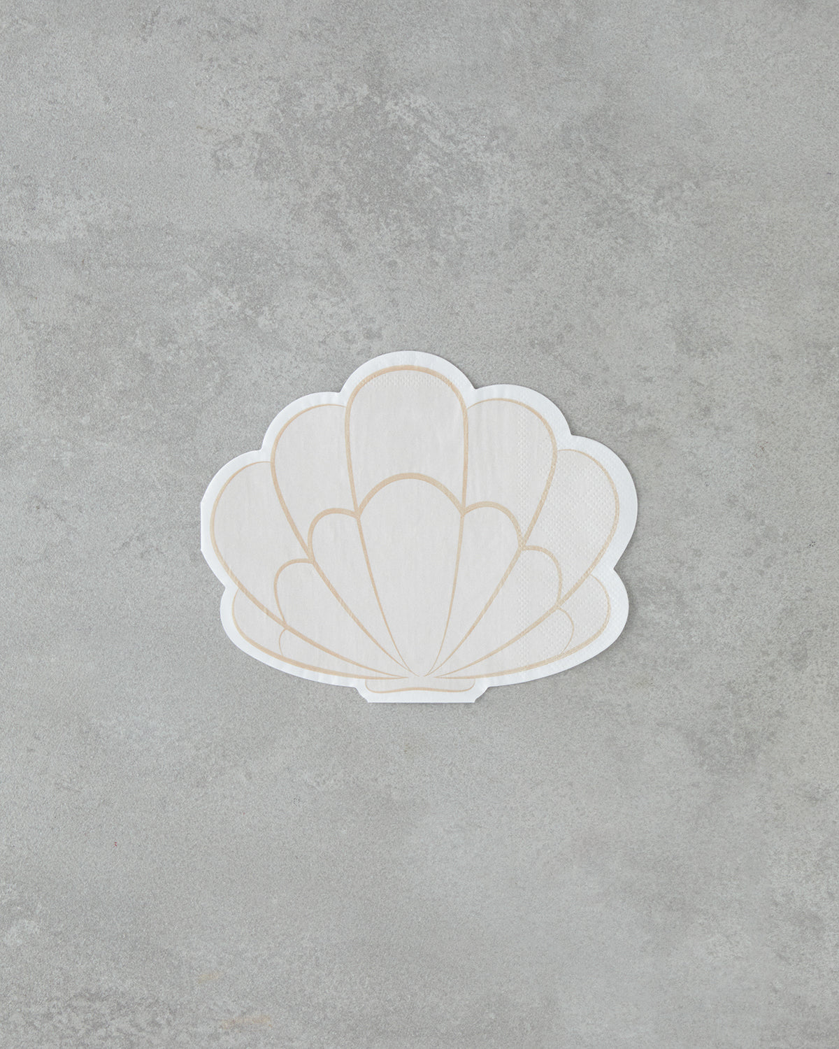 Coastal Oyster Paper 20 pcs Napkin 32.5x25.5 cm Cream