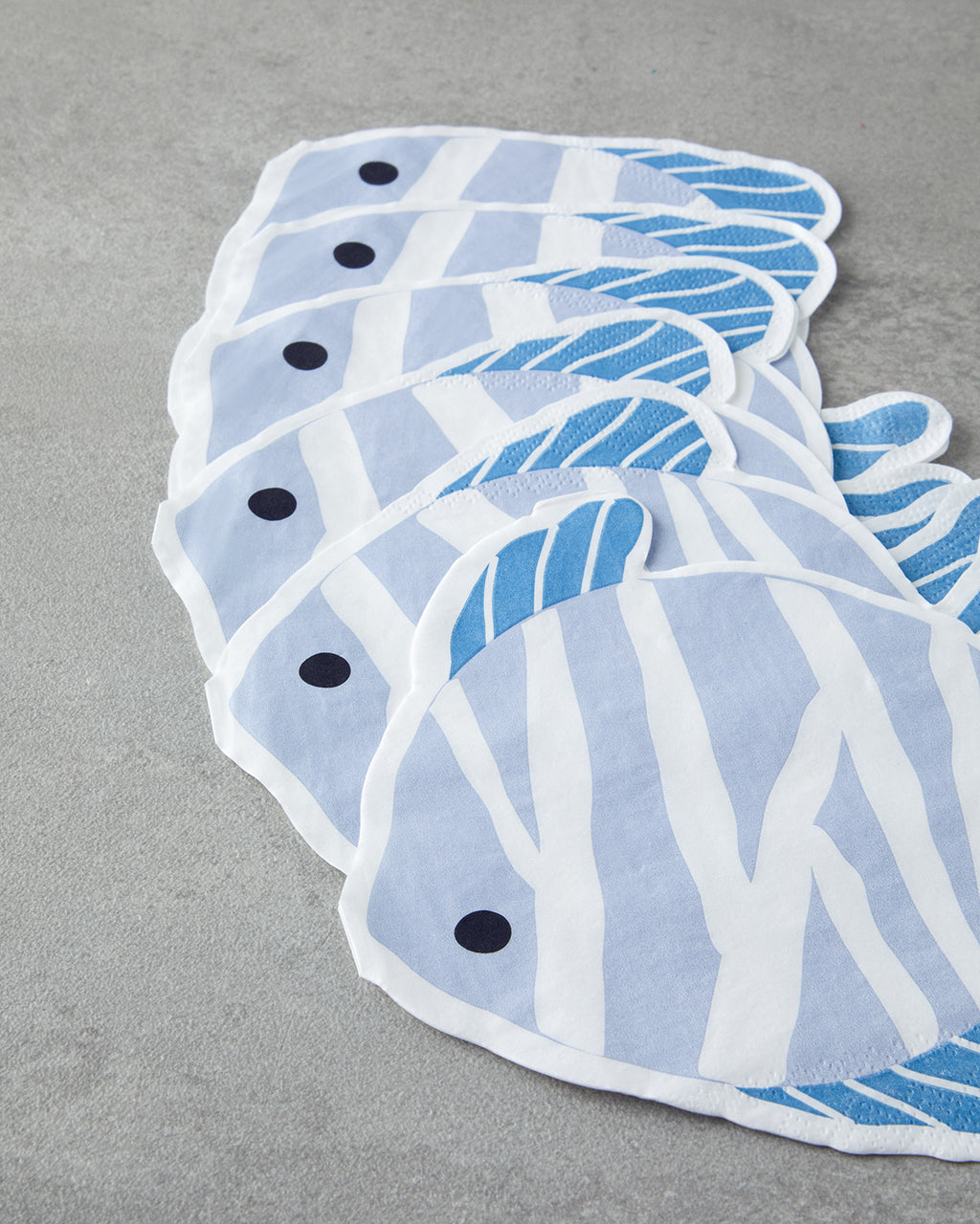 Coastal Fish Paper 20 pcs Napkin 32.5x30.5 cm Blue (view 2)