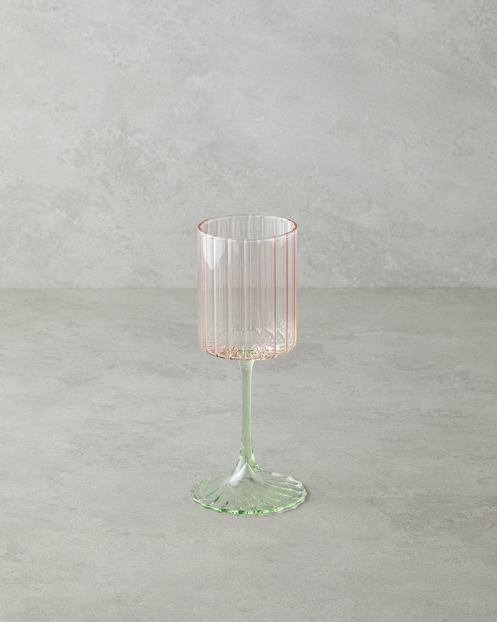 Glimmer Glass 2 pcs Chalice 250 ml Pink - Green (view 2)