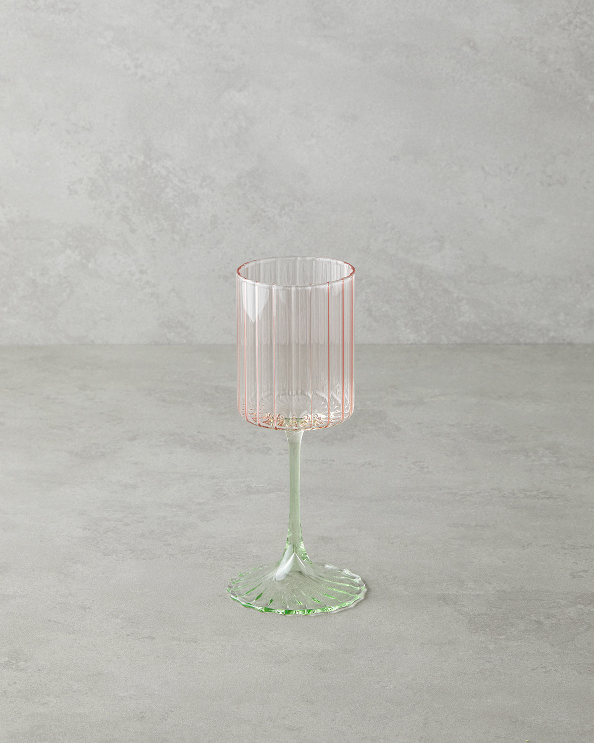 Glimmer Glass 2 pcs Chalice 250 ml Pink - Green (view 2)