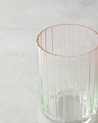 Glimmer Glass 2 pcs Glass 330 ml Pink - Green (view 3)
