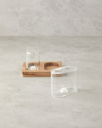 Estella Borosilicate-Acacia 2 pcs Salt and Pepper Shaker Transparent (view 2)