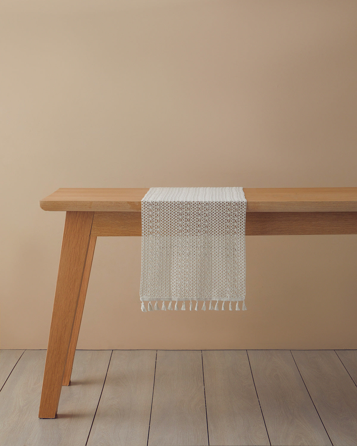 Ruth Cotton Runner 35x145 cm Beige