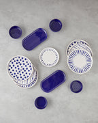 Cosmos Ceramic Breakfast Set 14 Pieces 6 Servings Navy Blue (view 5)