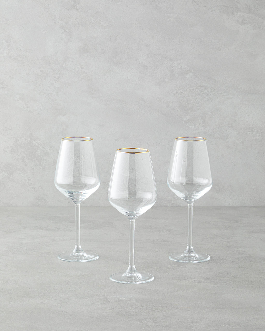 Gleam Glass 3 pcs Chalice 350 ml Gold