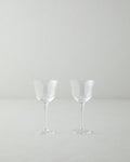 Lustrous Crystal 2 pcs for Coffee Side Chalice 115 ml Transparent