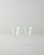 Lustrous Crystal 2 pcs for Coffee Side Chalice 115 ml Transparent