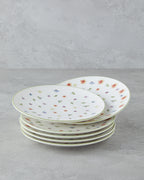 Lilyum Porcelain 6 pcs Cake Set 21 cm Colored (view 4)